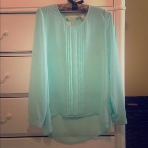 Beautiful Aqua Blouse